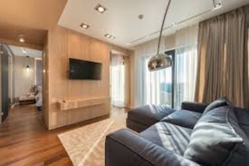 Living Room in 2 BHK Apartment at Ravetkar 100 Prabhat, Prabhat Road – for Rent