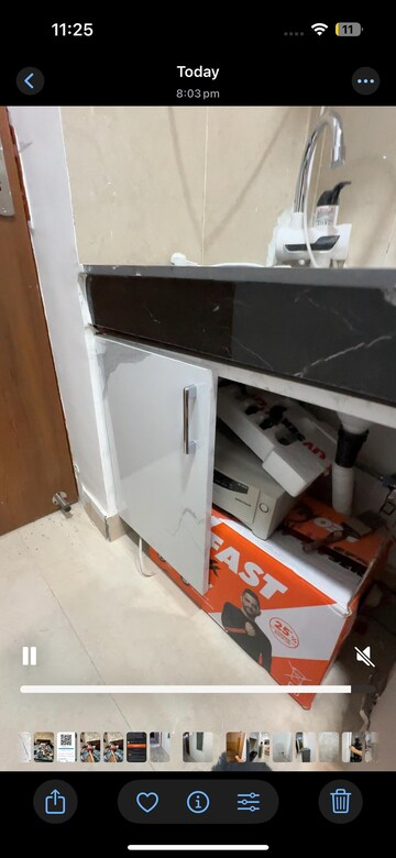 Master Bedroom in 1 RK Apartment at Unitech Uniworld Gardens, Sector 47 – for Rent
