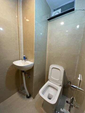 Bathroom in 1 RK Apartment at Unitech Uniworld Gardens, Sector 47 – for Rent