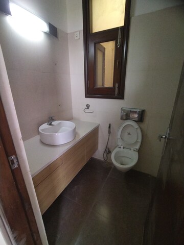 Bathroom in 3 BHK Builder Floor at Panchsheel Enclave – for Rent