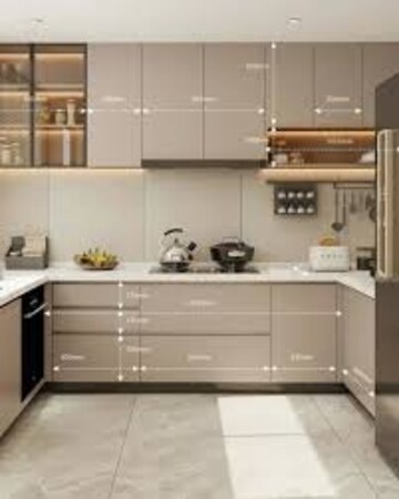 Kitchen in 3 BHK Apartment at Rohit Apartments Bavdhan, Bavdhan – for Rent
