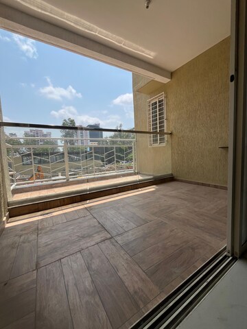 Balcony in 2 BHK Apartment at Yashwin Supernova, Wakad – for Rent