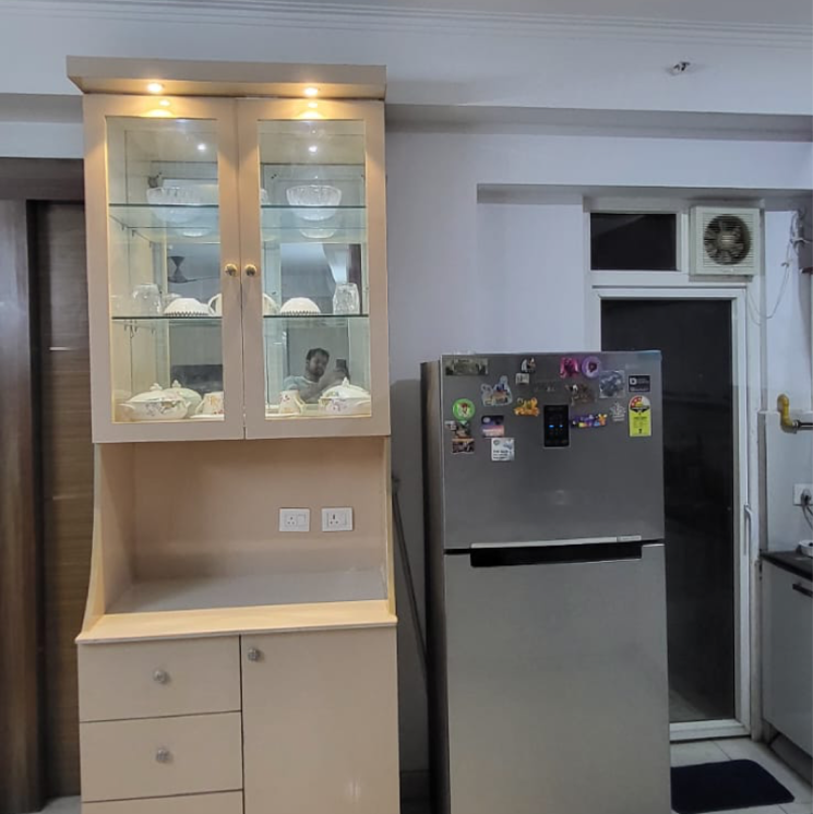 Kitchen, saya-zion 2 Bedroom 758 Sq.Ft. Apartment In Gaur City 1 Greater Noida 8803901