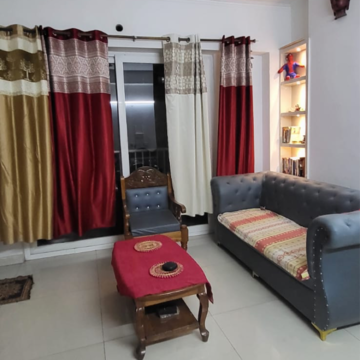 Living Room in 2 BHK Apartment at Saya Zion, Gaur City 1 – for Rent