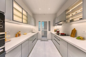 Kitchen in 3 BHK Apartment at Runwal Nirvana, Parel – for Rent