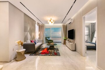 Living Room in 3 BHK Apartment at Runwal Nirvana, Parel – for Rent
