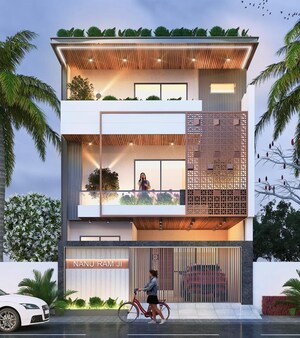 4 BHK Villa – Exterior View View at Tagore Nagar - for Sale