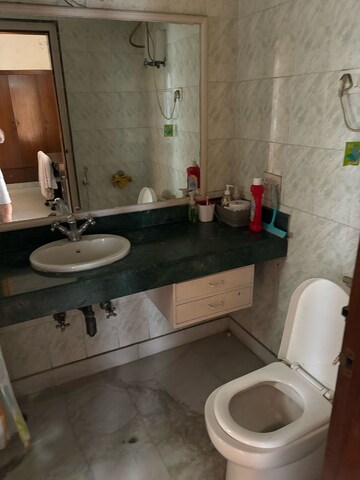 Bathroom in 3 BHK Builder Floor at Green Park – for Rent