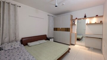 Bedroom in 2.5 BHK Builder Floor at Prestige High Fields, Gachibowli – for Rent
