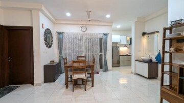 Living Room in 2.5 BHK Builder Floor at Prestige High Fields, Gachibowli – for Rent