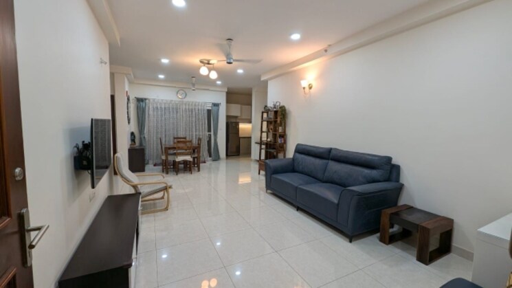 Living Room, prestige-high-fields 2.5 Bedroom 1525 Sq.Ft. Builder Floor In Gachibowli Hyderabad 8803958