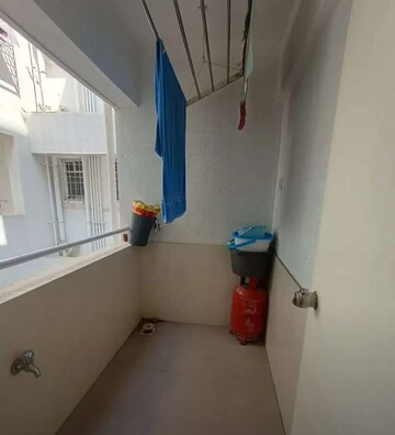 Bathroom in 1 BHK Apartment at Nirmiti 25 East, Kharadi – for Rent