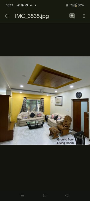 Living Room in 4 BHK Villa at Bhavya Alluri Meadows, Whitefields – for Sale