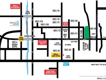 Floor Plan in 2 BHK Apartment at Nirala Estate, Tech Zone 4 Greater Noida – for Sale