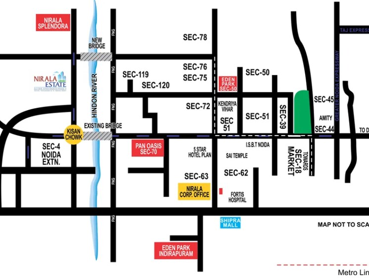 Floor Plan, nirala-estate 3 Bedroom 1620 Sq.Ft. Apartment In Tech Zone 4 Greater Noida Greater Noida 8804084