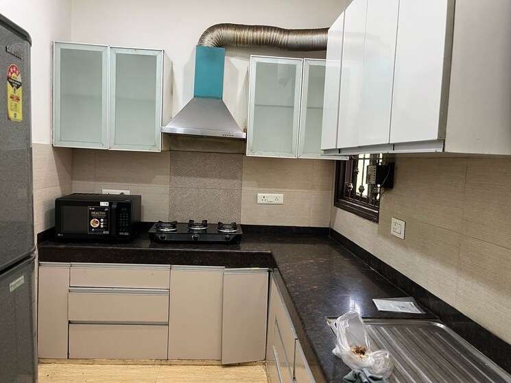 Kitchen, nirvana-courtyard 3 Bedroom 2000 Sq.Ft. Builder Floor In Sector 50 Gurgaon 8804045