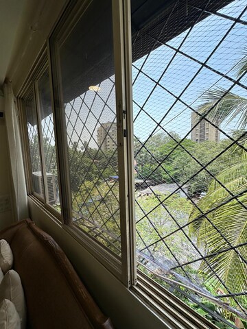 Balcony in 2 BHK Apartment at Benmar CHS, Bandra West – for Rent
