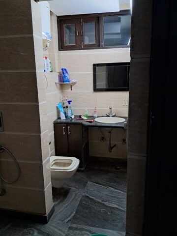 Bathroom in 2 BHK Builder Floor at East Of Kailash – for Rent