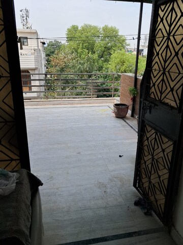 Balcony in 2 BHK Builder Floor at East Of Kailash – for Rent