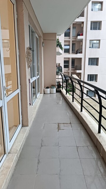 Balcony in 3 BHK Apartment at Unitech Escape, Sector 50 – for Rent