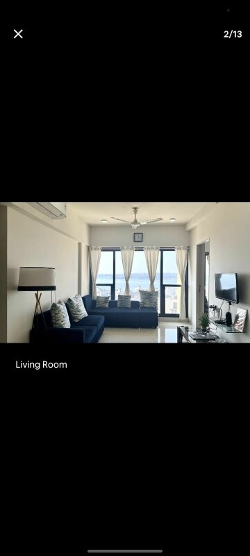 Living Room in 2 BHK Apartment at Kanakia Hollywood, Versova – for Rent