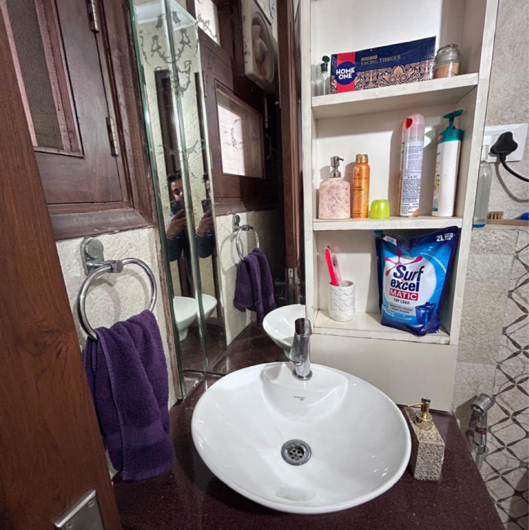 Bathroom, malviya nagar 2 Bedroom 1200 Sq.Ft. Builder Floor In Malviya Nagar Delhi 8804246