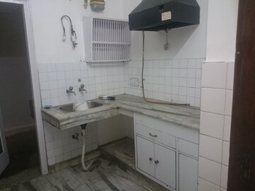 Kitchen in 1 BHK Builder Floor at Malviya Nagar – for Rent