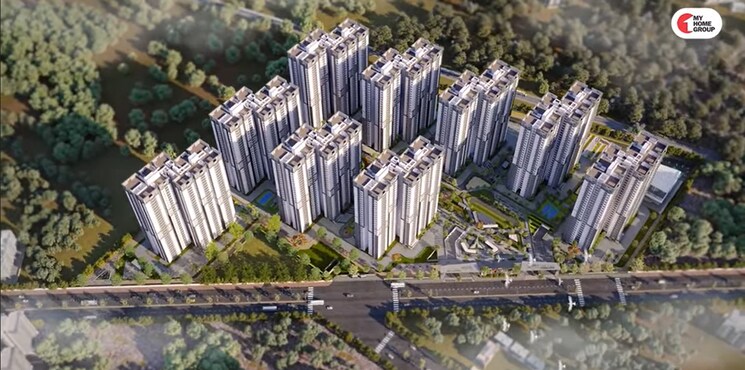 Balcony, my-home-tridasa 3 Bedroom 1840 Sq.Ft. Apartment In Tellapur Hyderabad 8804264