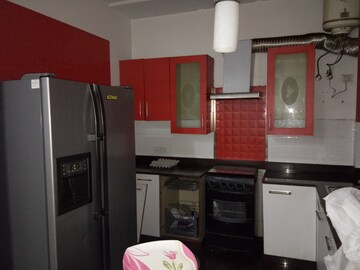 Kitchen in 1 BHK Builder Floor at Malviya Nagar – for Rent