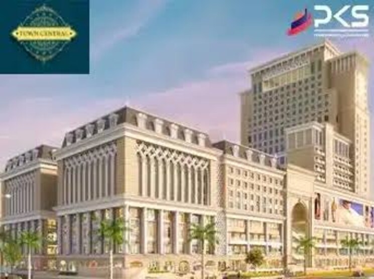 Exterior View, pks-town-central Commercial Office Space 666 Sq.Ft. In Sector 16b Greater Noida Greater Noida 8804285