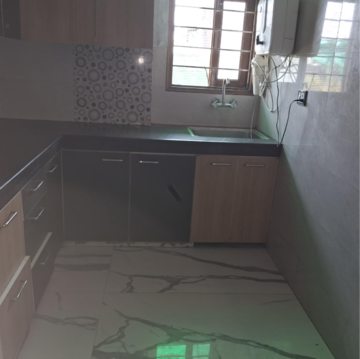 Kitchen in 3 BHK Builder Floor at Malviya Nagar – for Rent
