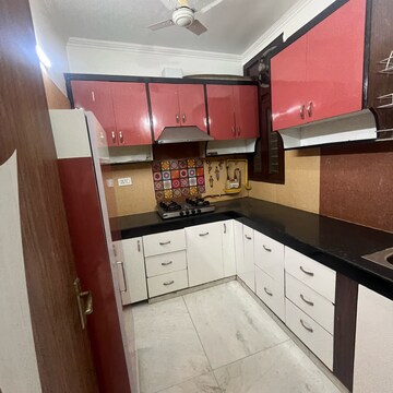 Kitchen in 2 BHK Builder Floor at Malviya Nagar – for Rent