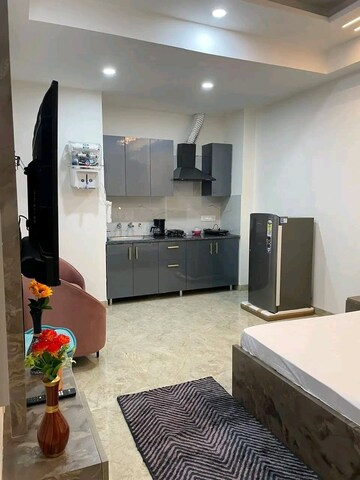 Kitchen in Studio Builder Floor at Sector 32 – for Rent