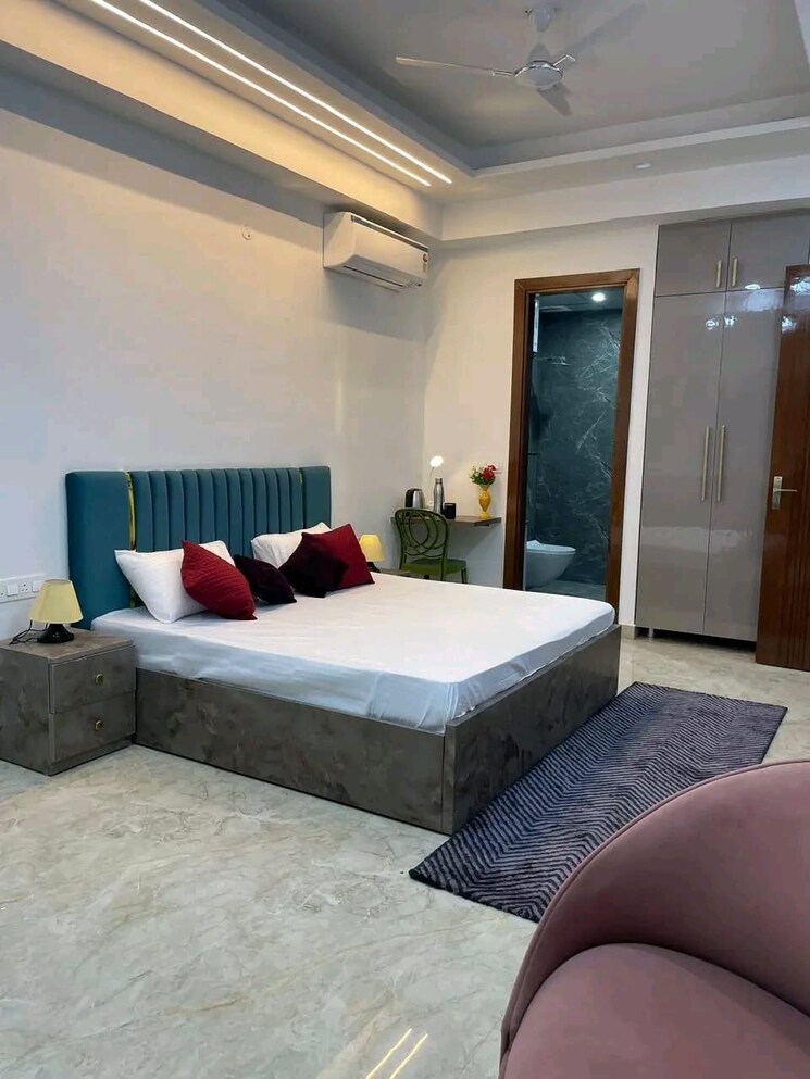 Bedroom, sector 32 Studio 650 Sq.Ft. Builder Floor In Sector 32 Gurgaon 8804381