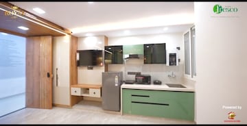 Kitchen in Studio Apartment at Skyline Fresco, Bhakrota – for Sale