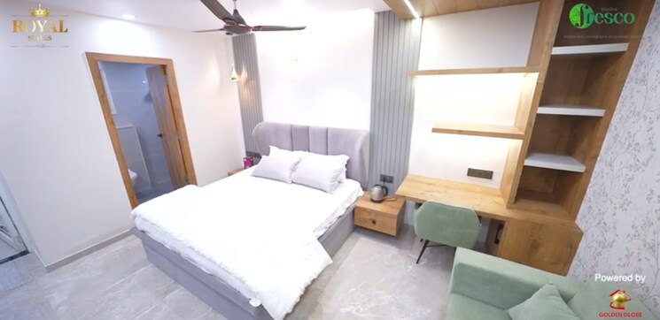 Bedroom, skyline-fresco 1 Bedroom 650 Sq.Ft. Apartment In Bhakrota Jaipur 8804417