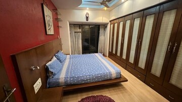 Bedroom in 2 BHK Apartment at Dheeraj Gaurav Heights, Jogeshwari West – for Rent