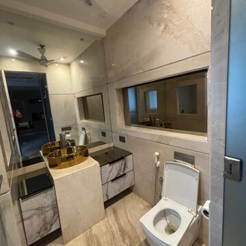 Bathroom in 3 BHK Builder Floor at Defence Colony – for Rent