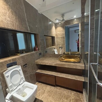 Bathroom in 3 BHK Builder Floor at Defence Colony – for Rent