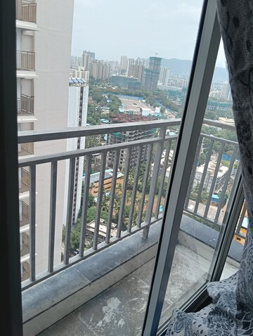 Balcony in 1 BHK Apartment at Ashar Metro Towers, Vartak Nagar – for Rent