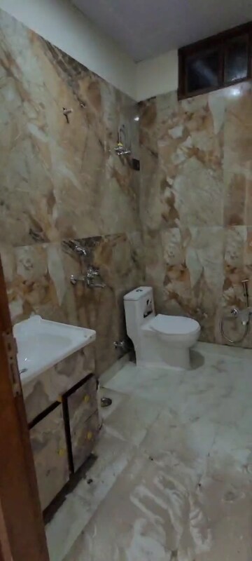 Bathroom in 2.5 BHK Builder Floor at Sarfabad Village – for Sale