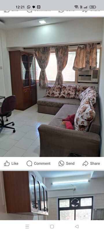 Bedroom in 2 BHK Apartment at New Liberty CHS, Malad West – for Rent