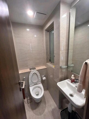 Bathroom in 1 BHK Apartment at Hiranandani Regent Hill, Powai – for Sale
