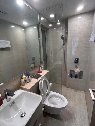 Bathroom in 1 BHK Apartment at Hiranandani Regent Hill, Powai – for Sale
