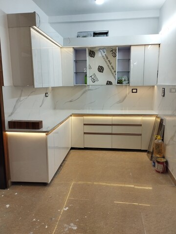 Kitchen in 3 BHK Builder Floor at Niti Khand I – for Sale