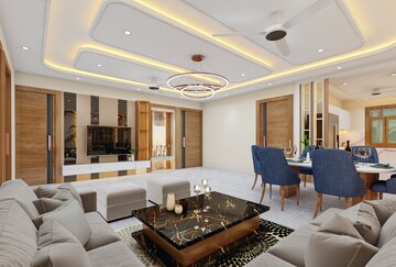 Living Room in 3 BHK Builder Floor at Vasundhara Sector 2b – for Sale