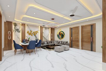 Living Room in 3 BHK Builder Floor at Vasundhara Sector 2b – for Sale