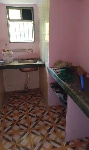Balcony in 1 RK Apartment at Sarthak Society, Kalwa – for Rent