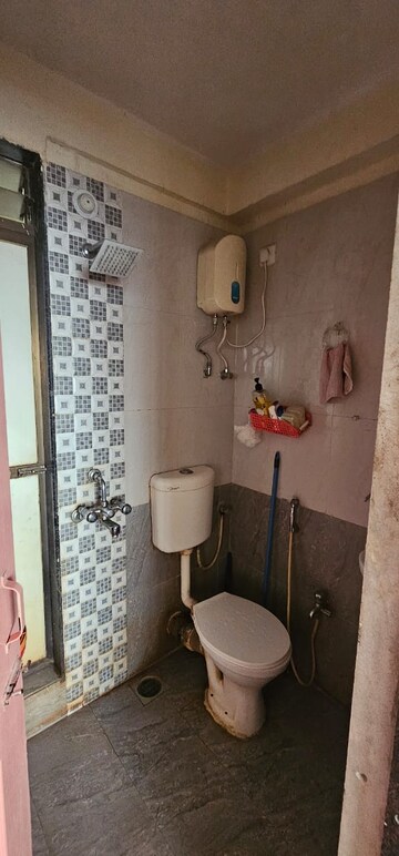 Bathroom in 2 BHK Apartment at Sunshine Willows, Ghansoli – for Rent