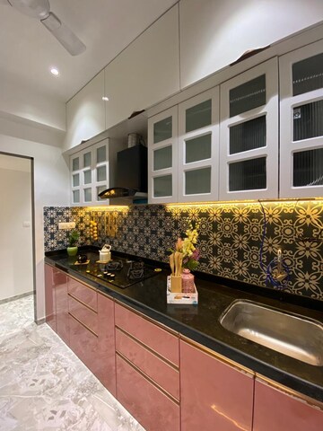 Kitchen in 3 BHK Apartment at Raheja Gardens Aspen, Midc Colony – for Rent
